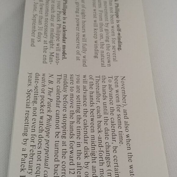 Patek Philippe  Certificate of Origin & Booklets, Reference 4183, - Picture 4 of 10